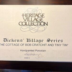 Dept 56 Cotrage of Bob Cratchit and Tiny Tim